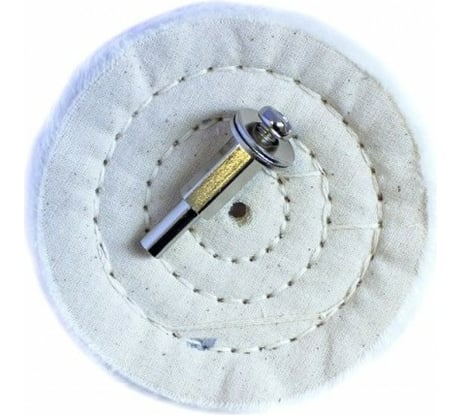 Диск полировальный хлопковый на дрель 50x10мм,в блистере Rockforce RF-PSP50Q(49298)