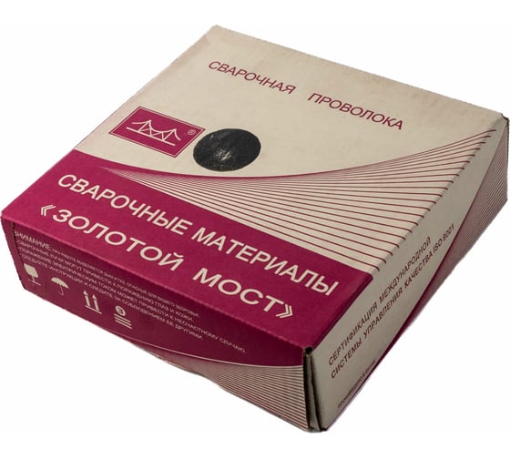 Проволока сварочная омеднённая JQ.MG50-6/ER70S-6 0.8 мм, 5 кг GOLDEN BRIDGE 133