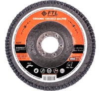 Круг лепестковый по нержавеющей стали Everest 27 (125x22.2 мм; P80) FTL 8685