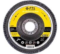 Круг лепестковый по нержавеющей стали Ergo 27 (125x22.2 мм; P100) FTL 8676