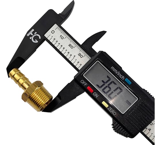 Штуцер пневмо 3/8" НР - 8 мм, 5 шт HG 1648024