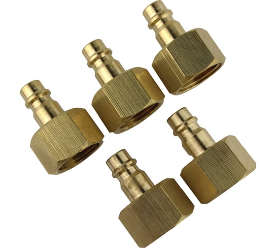Штуцер быстроразъёмный БРС 1/2" ВР, 5 шт HG 1648161 1
