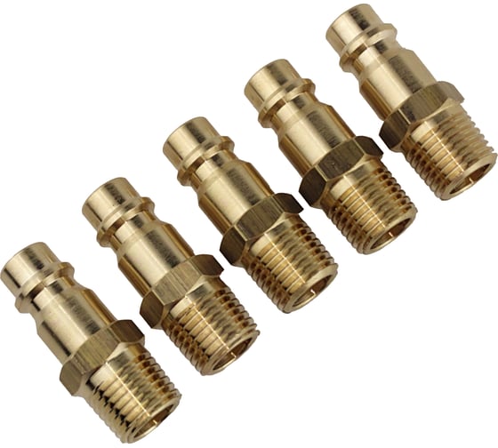 Штуцер быстроразъёмный БРС 1/4" НР, 5 шт HG 1644910 1