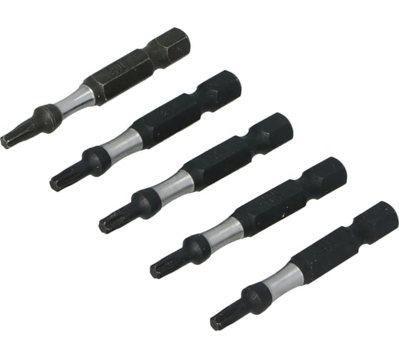 Биты ударные TORX T10, 50 мм, S2, 5 шт DRAUMET 9028