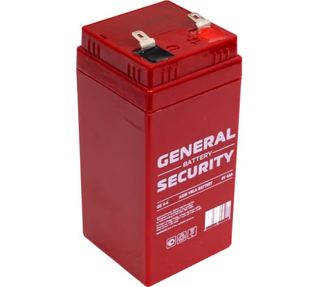 Аккумулятор для ИБП General Security GS4-4 4В, 4 Ач УТ-00000489