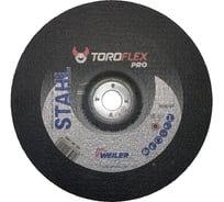 Круг шлифовальный по стали F27 230х6.5х22.23 мм, A24S-BF PRO TOROFLEX 4010362120908