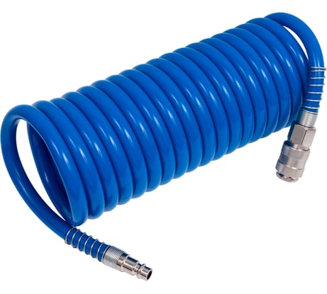 Шланг спиральный с быстросъемными соединениями профи (5 м; 8х12 мм; 20 бар) ARMA 8*12*5м PU