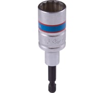 Головка двенадцатигранная 1/4", 16х80 мм для шуруповерта KING TONY 76B816M
