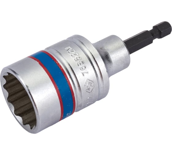 Головка двенадцатигранная 1/4", 22х80 мм для шуруповерта KING TONY 76B822M 1