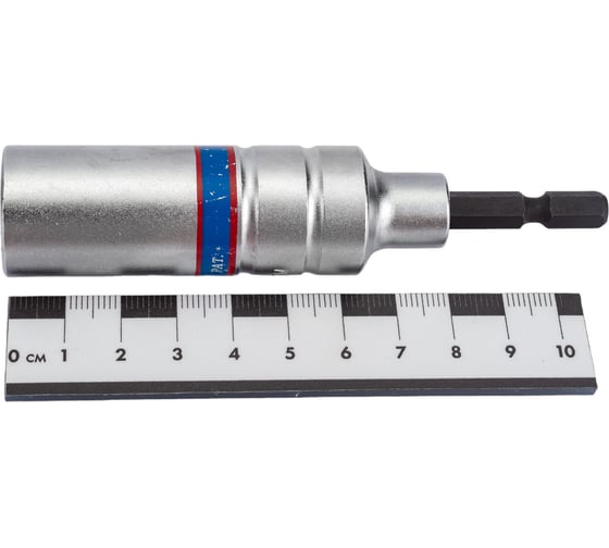 Головка шестигранная 1/4", 17х110 мм для шуруповерта KING TONY 76C1117M