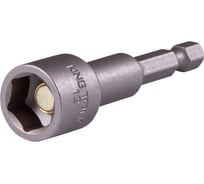 Головка магнитная шестигранная 1/4", 12х65 мм для шуруповерта KING TONY 7616512M