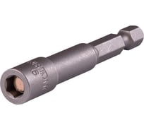 Головка магнитная шестигранная 1/4", 6х65 мм для шуруповерта KING TONY 7616506M