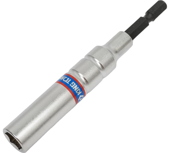 Головка шестигранная 1/4", 10х110 мм для шуруповерта KING TONY 76C1110M