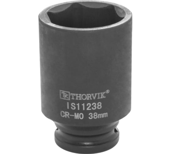 Головка торцевая ударная глубокая IS11238 38 мм, 1/2"DR Thorvik 53462 1