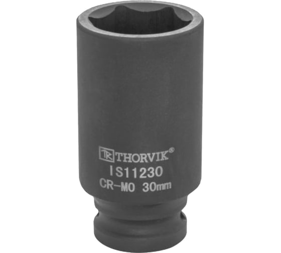 Головка торцевая ударная глубокая IS11230 30 мм, 1/2"DR Thorvik 53458 1