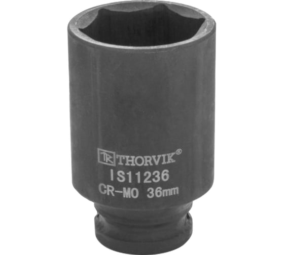 Головка торцевая ударная глубокая IS11236 36 мм, 1/2"DR Thorvik 53461 1