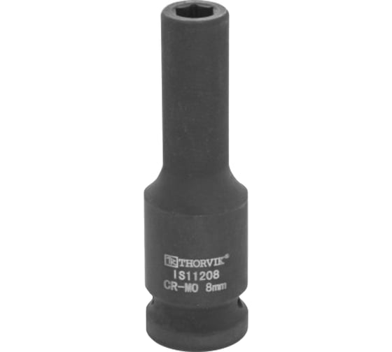 Головка торцевая ударная глубокая IS11208 8 мм, 1/2"DR Thorvik 53431