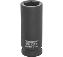 Головка торцевая ударная глубокая IS11221 21 мм, 1/2"DR Thorvik 53449