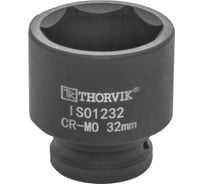 Головка торцевая ударная IS01232 32 мм, 1/2"DR Thorvik 53427