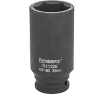 Головка торцевая ударная глубокая IS11228 28 мм, 1/2"DR Thorvik 53456