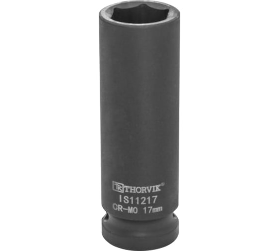 Головка торцевая ударная глубокая IS11217 17 мм, 1/2"DR Thorvik 53440
