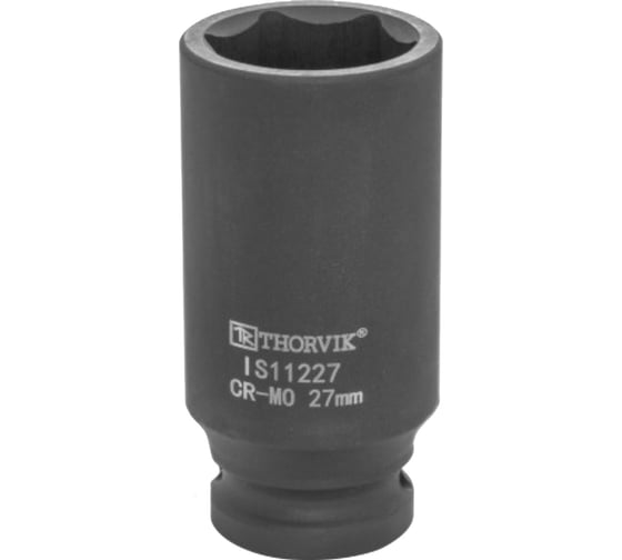 Головка торцевая ударная глубокая IS11227 27 мм, 1/2"DR Thorvik 53455 1