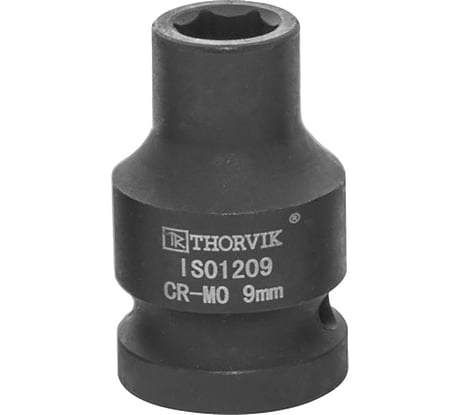 Головка торцевая ударная IS01209 9 мм, 1/2"DR Thorvik 53404
