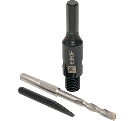 Адаптер Hex M16 с центровочным сверлом Expert EKF ad-hex