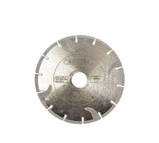 Диск для резки мрамора, стеклопластика, керамики TECHNIC GAV 125x22.23 мм, 10 сегментов SAMEDIA 311021 1