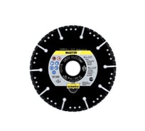 Диск алмазный вакуумной спайки MASTER UVM 125x22.23 мм, 10 сегментов SAMEDIA 310796
