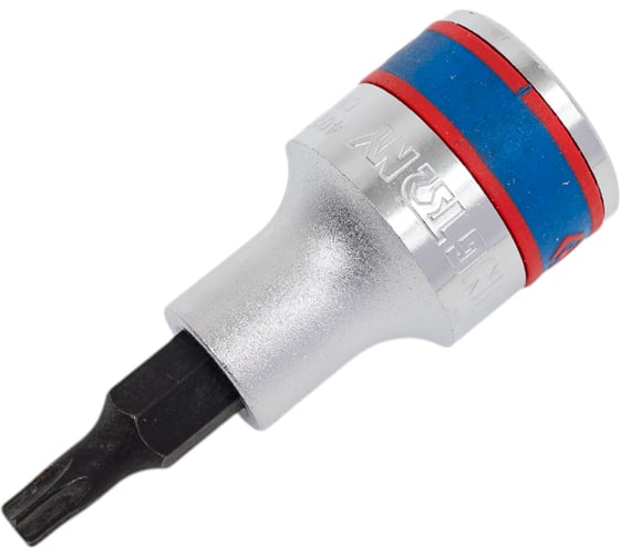 Насадка-бита торцевая с отверстием Torx T27, 60 мм, 1/2" KING TONY 402727 1