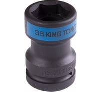 Головка торцевая ударная футорочная 1", Square 17 мм х Hex 35 мм KING TONY 85451735M