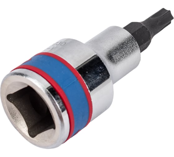 Насадка-бита торцевая с отверстием Torx T30, 60 мм, 1/2" KING TONY 402730 1