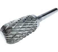 Борфреза твердосплавная по металлу сфероцилиндрическая с усеченным гладким торцом 14х22х6 мм S.E.B. 407SL-W1422