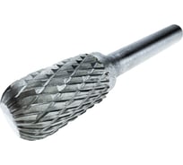 Борфреза твердосплавная по металлу сфероцилиндрическая с усеченным гладким торцом 16х22х6 мм S.E.B. 407SL-W1622