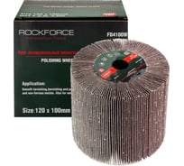 Насадка шлифовальная 120x100 мм Rockforce RF-FD4100W(49612)