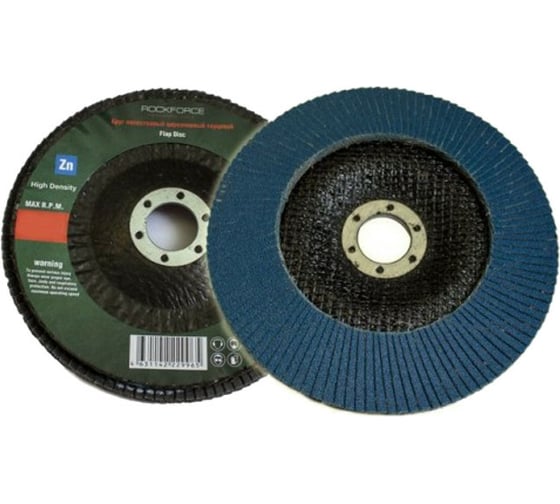 Круг лепестковый торцевой 150x22 мм, Р180 ROCKFORCE RF-FD6180H 1
