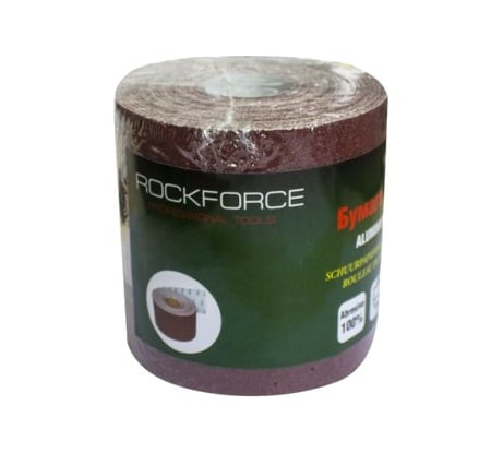Бумага наждачная в рулоне 10 м, 100 мм, P100 Rockforce RF-SR4100A
