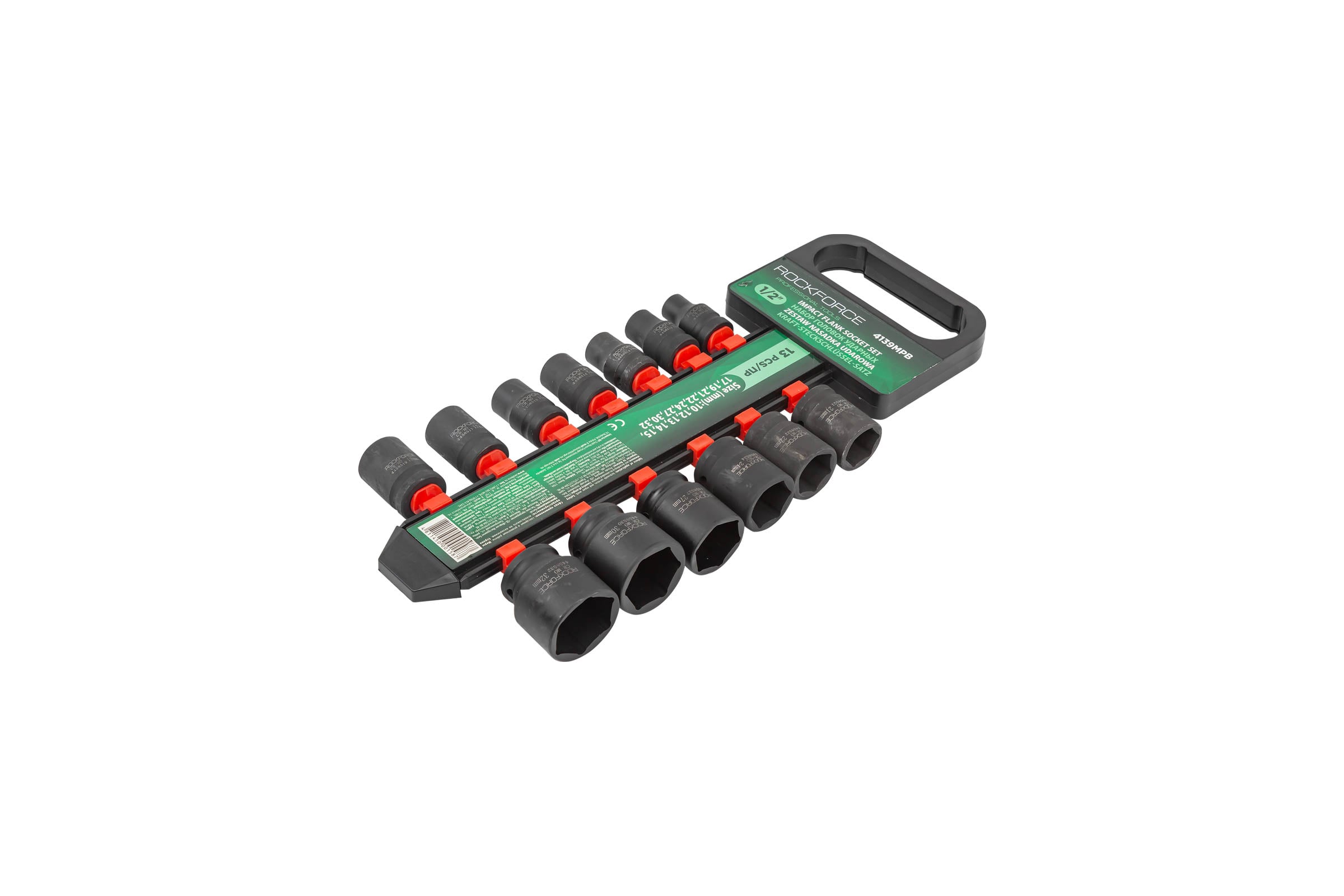 Наборголовокударных13шт,10-32мм,1/2"RockforceRF-4139MPB(50486)