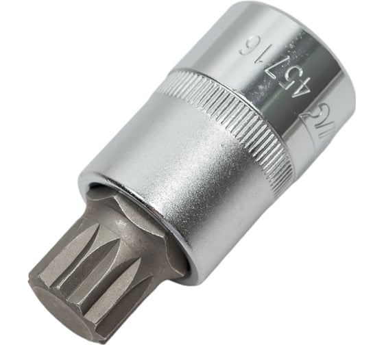Бита-головка SPLINE М16, 55 мм, 1/2" JTC JTC-45716