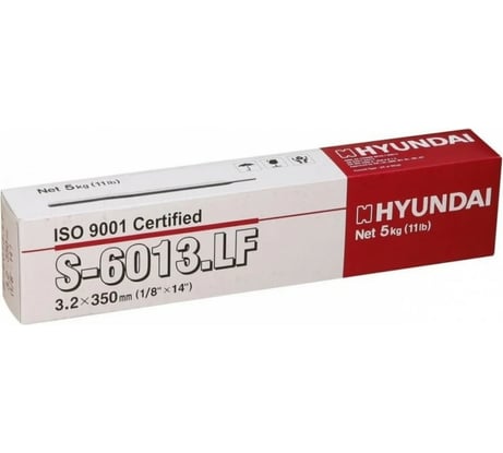 Электроды S-6013.LF (3.2x350 мм; 5 кг) HYUNDAI WELDING 00-00007345
