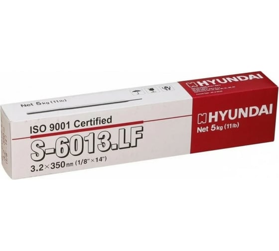 Электроды S-6013.LF (3.2x350 мм; 5 кг) HYUNDAI WELDING 00-00007345 1