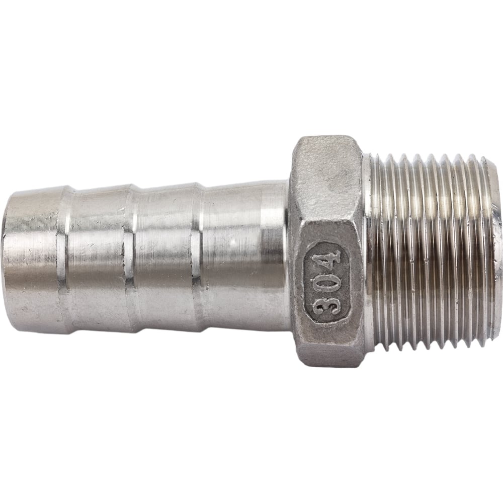 Ниппель для шланга нержавеющий (3/4"; 19 мм; AISI304) TITAN LOCK ...