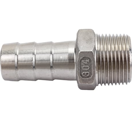 Ниппель для шланга нержавеющий (3/4"; 19 мм; AISI304) TITAN LOCK TL075HTM