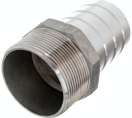 Ниппель для шланга нержавеющий (2"; 50 мм; AISI304) TITAN LOCK TL200HTM