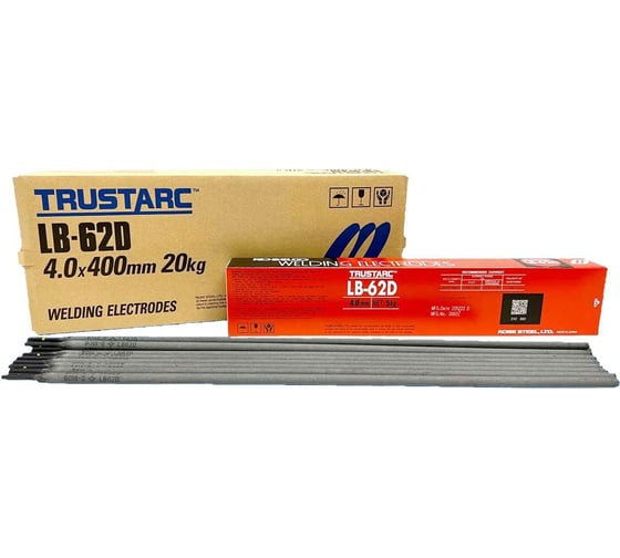 Электроды LB-62D KOBE STEEL 4x400 мм, 5 кг KOBELCO LB62D40400_N