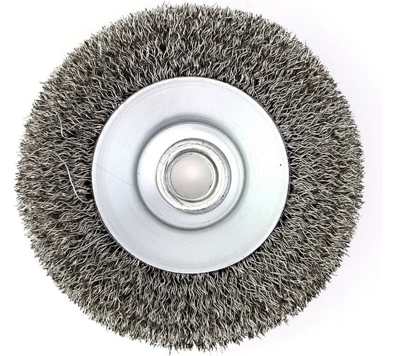 Щетка коническая (100 мм; M14; ворс гофрированный сталь 0.3 мм) для УШМ EuroBrush 13-029 EB-KSS2