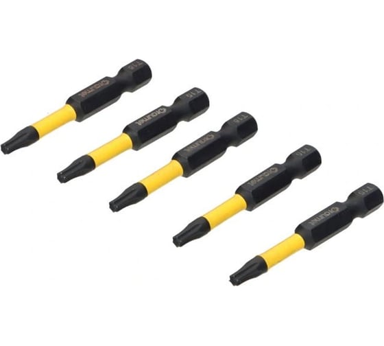 Биты ударные TORX T15, 50 мм, S2, 5 шт DRAUMET 9029