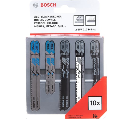 Пилки для лобзика Bosch 2.607.010.148