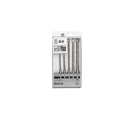 Набор буров SDS-plus 5 шт. (5х110; 6x110, 6х160; 8х160; 10x160 мм) Bosch 2.607.018.276 1